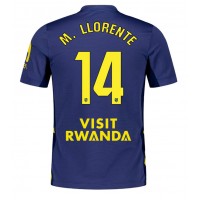 Atletico Madrid Marcos Llorente #14 Vonkajší futbalový dres 2025-26 Krátky Rukáv